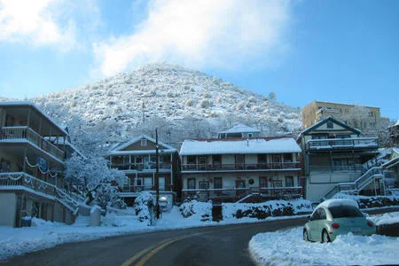 Front View with snow