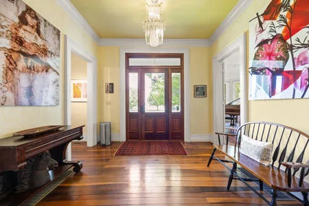 Original hardwood floors and entry
