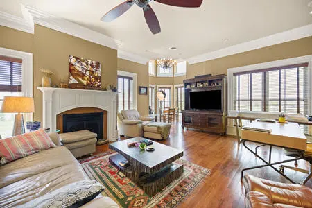 Owner's Suite with Fireplace and cupula
