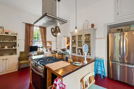an updated functioning kitchen